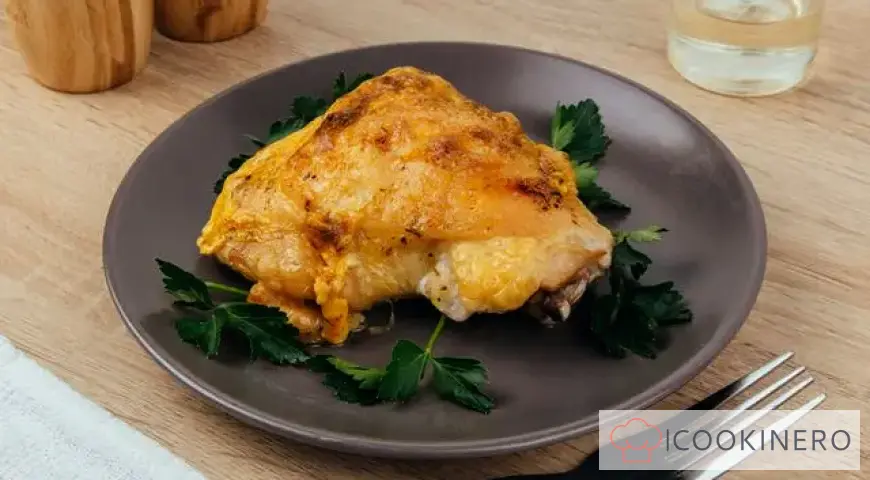 Chicken thighs with cheese