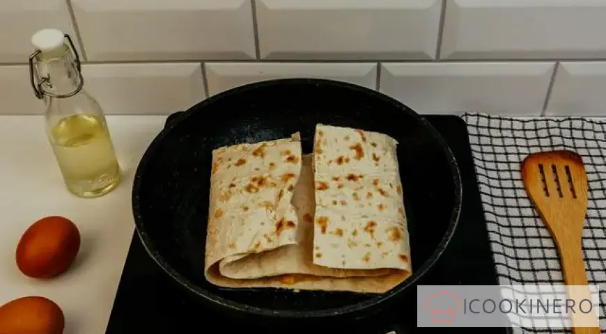 Frittata nel pane pita