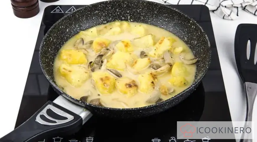 Patate al forno con funghi ostrica