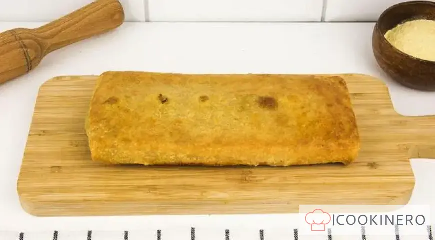 Torta di pasta sfoglia e paté