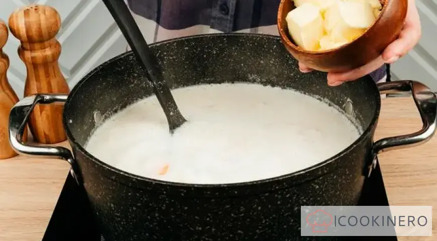 Finnish fish soup with salmon