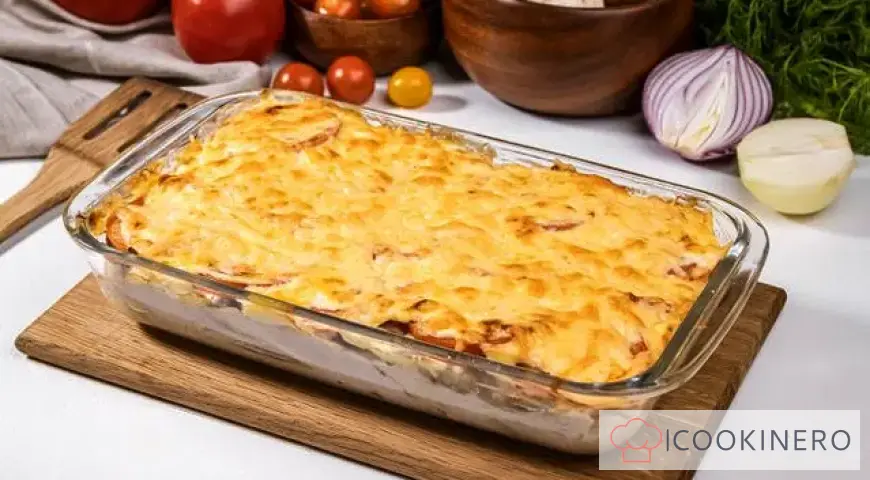 Baked Potatoes with Chicken