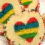 Heart in cookies