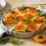 Tarte au caillé aux abricots