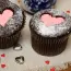 Cupcakes avec un coeur