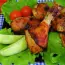 Grilled chicken drumsticks