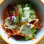 Ensalada de calabacín, zanahoria y remolacha con aderezo picante