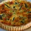 Quiche con cipolle verdi e asparagi