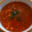 Zuppa di pomodoro con formaggio