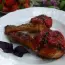 Brochettes de poulet sauce fraise-basilic