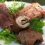 Roulé de veau et aubergines