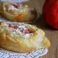Puffs with apples and cranberries