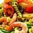 Salade de fusilli aux crevettes