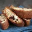 Biscotti with almonds and chocolate