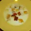 Zuppa di formaggio con crostini