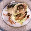 Tacchino ripieno di funghi prataioli e verza