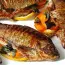 Grilled crucian delicious