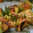 Chicken skewers in ginger-citrus marinade