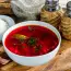 Lenten borscht, a classic recipe