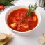 Borscht with tomatoes