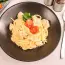 Pasta alla carbonara con pollo