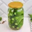 Pickled cucumbers without vinegar
