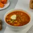 Sauerkraut soup with chicken