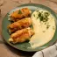Hähnchenröllchen mit Mozzarella