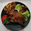 Bistecca fritta con salsa di soia