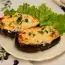 Melanzane al forno con formaggio e uovo