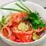 Insalata con trota e verdure