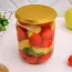 Marinated tomatoes with apples