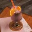 Frullato di latte con banana e lampone