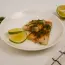 Merluza al horno con lima