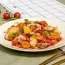 Pescado blanco al horno con verduras