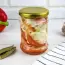 Insalata con cetrioli e peperoni per l'inverno