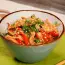 Wok con riso e pollo
