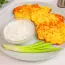 Potato pancakes with cheese
