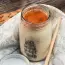 Smoothie with kefir and apple