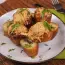 Potatoes stuffed with mushrooms