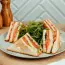 Club Sandwich with Salmon