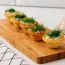 Tartelettes aux sprats et au fromage frais