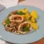 Calamars frits aux champignons