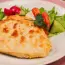 Chicken cutlets in a frying pan