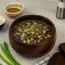 Okroshka with kvass and beef