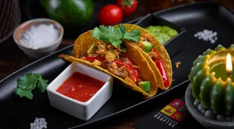 Tacos with mushrooms