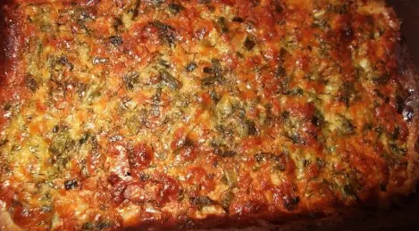 Garlic bread with cheese