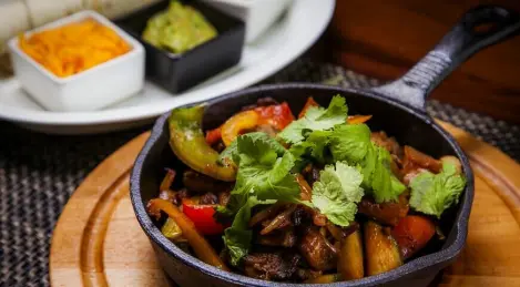 Fajitas with beef