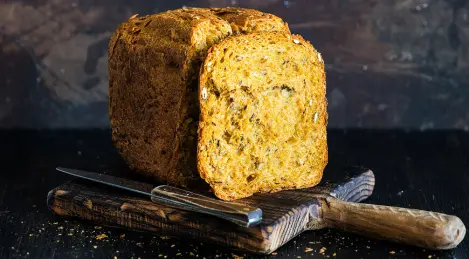 Bread with malt in a bread machine