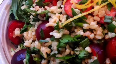 Taboulé aux cerises